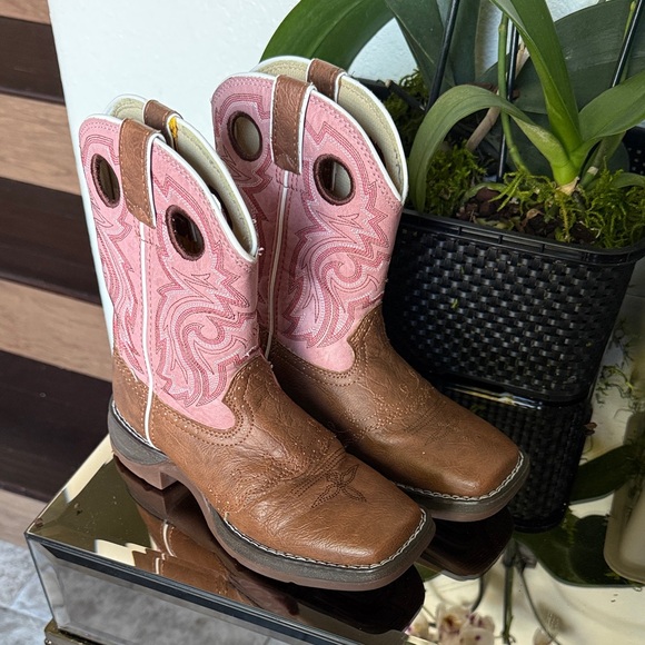 Durango Other - Durango Pink and Brown Kids' Western Boots